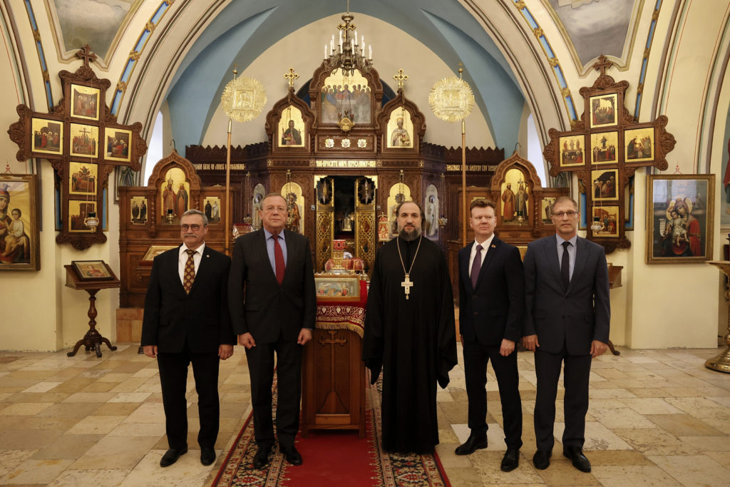 В Русской духовной миссии в Иерусалиме состоялся пасхальный прием