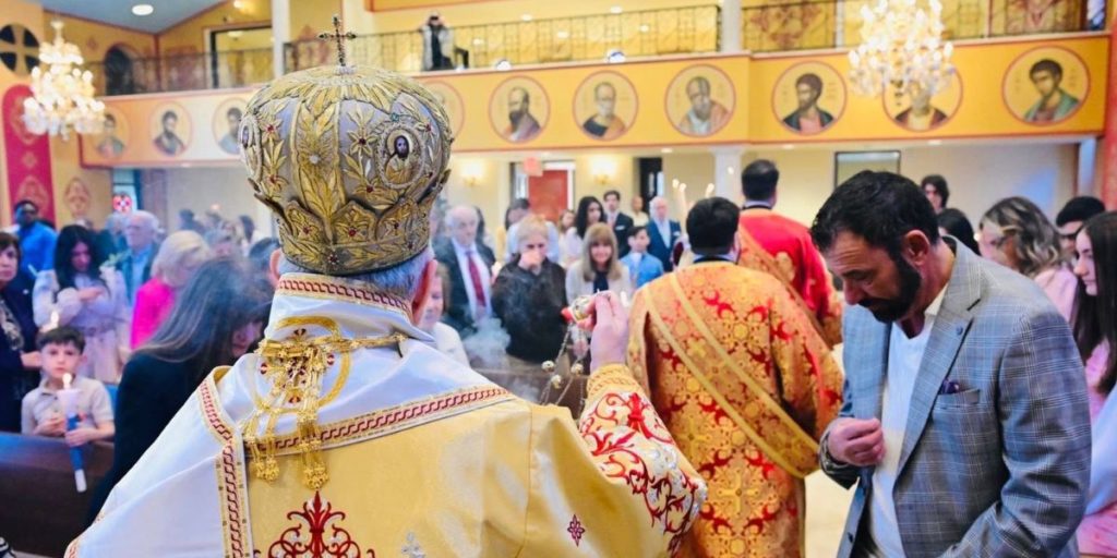 Archbishop Elpidophoros Presides Over Agape Vespers on Holy Pascha
