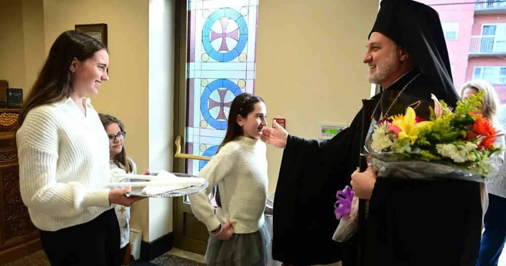 Archbishop Elpidophoros Presides Over Orthros of Holy Tuesday at Transfiguration of Christ Church in Corona, NY