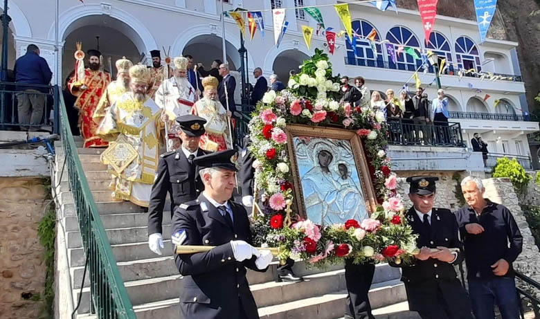 Πάνδημος εορτασμός της Πολιούχου του Αιγίου, Παναγίας Τρυπητής