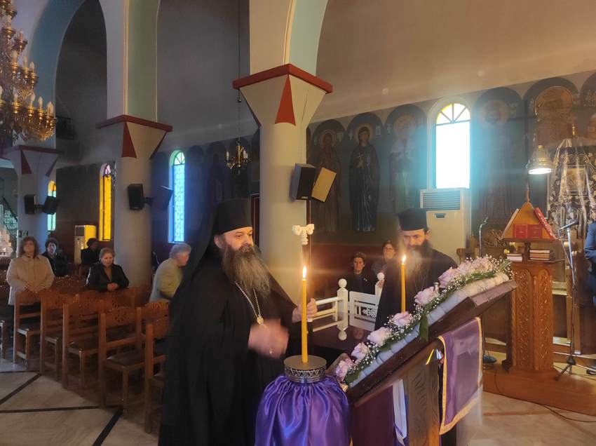 Ακολουθία του Νυμφίου το απόγευμα της Μ. Δευτέρας από τον Επίσκοπο Κεγχρεών