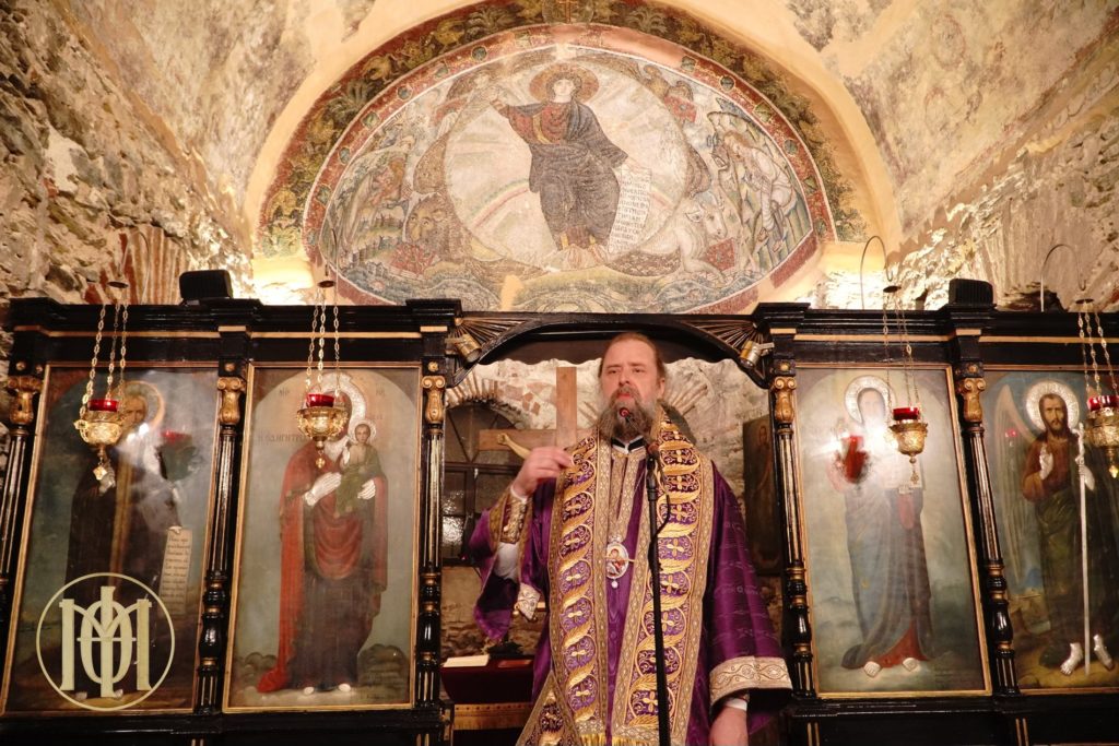 Ο Μητροπολίτης Θεσσαλονίκης Φιλόθεος στη Μονή Λατόμου