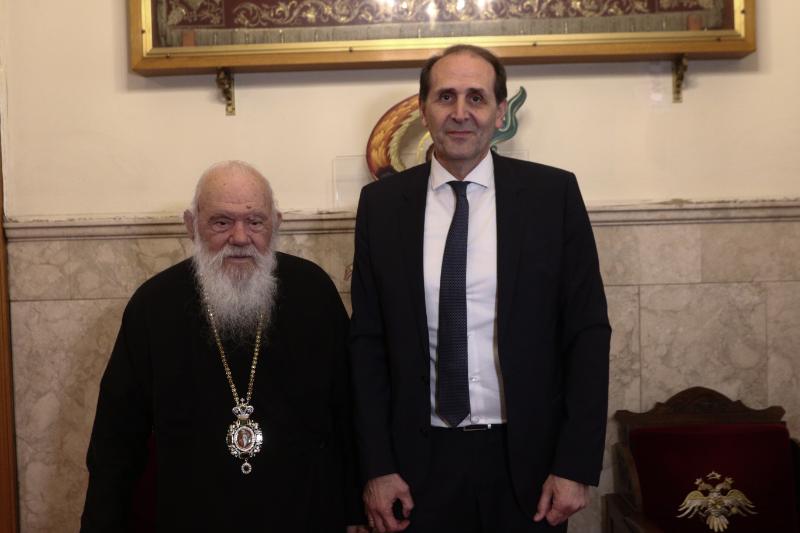 Συνάντηση Αρχιεπισκόπου με τον Απόστολο Βεσυρόπουλο