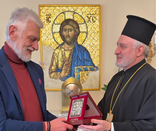 Ο Υφυπουργός Εξωτερικών, Γιάννης Λοβέρδος, στον Αρχιεπίσκοπο Αμερικής