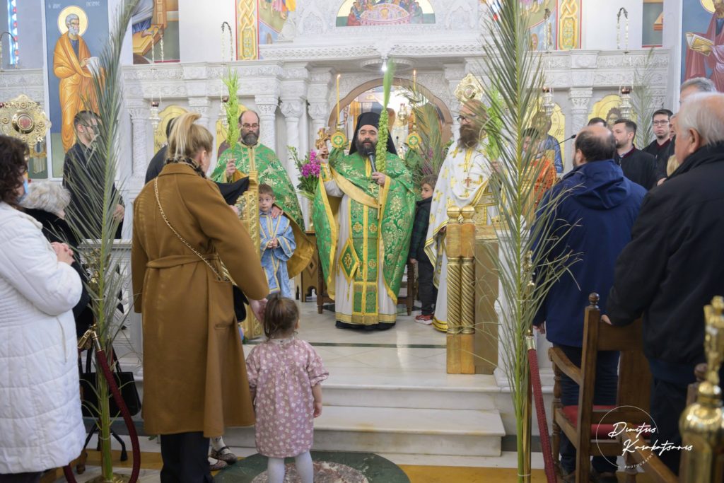 Η Κυριακή των Βαΐων στον Ιερό Ναό Αγίου Φωτίου του Μεγάλου Θεσσαλονίκης