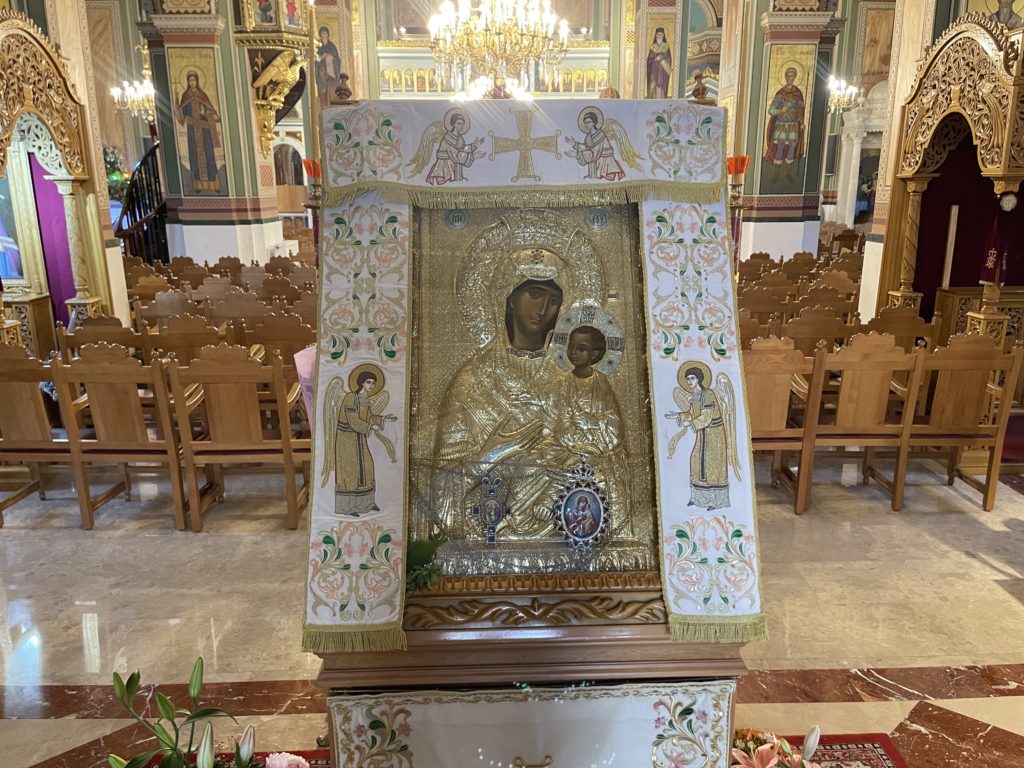 Η εορτή της Παναγίας Βηματάρισσας της Βατοπαιδινής στον Πειραιά