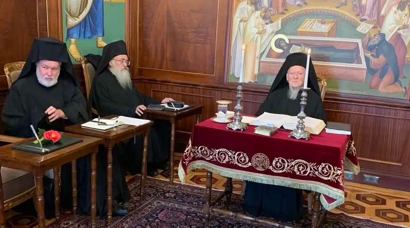 Το λουλούδι του Οικουμενικού Πατριάρχη για τον μακαριστό Κυδωνίας Δαμασκηνό