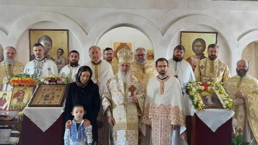 Mitropolitul Serafim a slujit la hramul bisericii din Leipzig