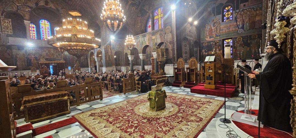 Ομιλία του π. Χρυσοστόμου Αγιορείτου στην Μεταμόρφωση Βόλου