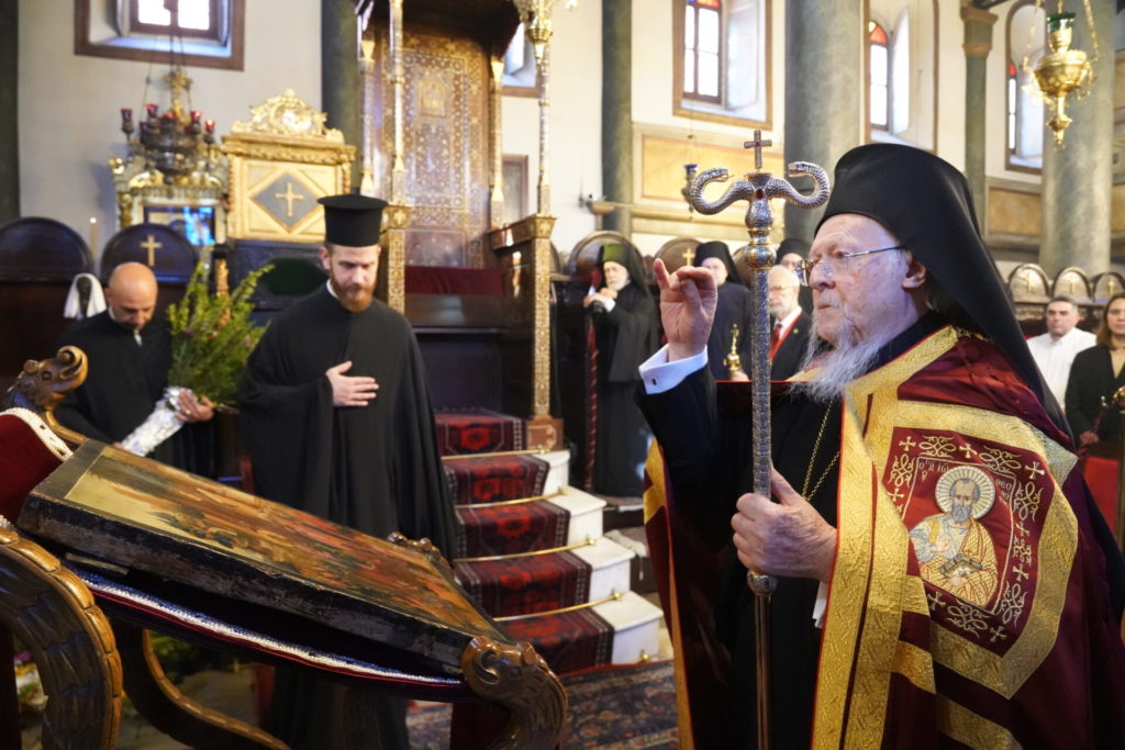 Η Κυριακή των Βαΐων στο Οικουμενικό Πατριαρχείο (ΦΩΤΟ&BINTEO)