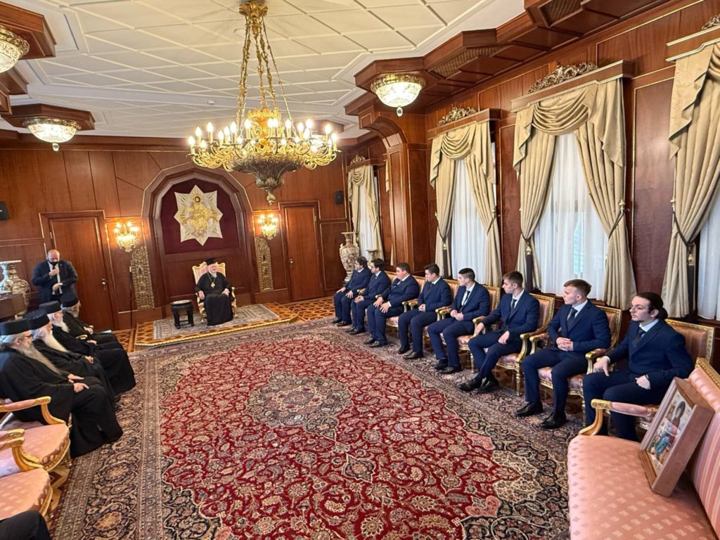 Οι τελειόφοιτοι της Αθωνιάδος Σχολής στον Οικουμενικό Πατριάρχη