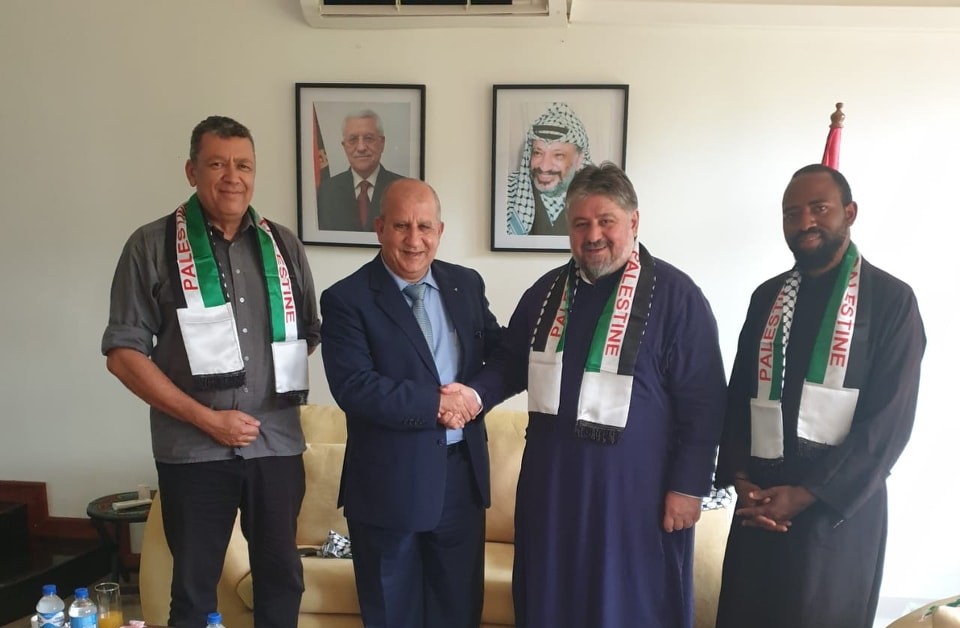 Visit of Metropolitan Ioannis of Zambia to the Ambassador of Palestine in Lusaka