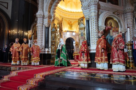 Патриаршее слово после Пасхальной великой вечерни в Храме Христа Спасителя