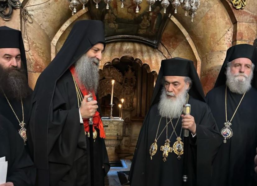 Με τον Μεγαλόσταυρο του Τάγματος του Παναγίου Τάφου παρασημοφορήθηκε ο Πατριάρχης Σερβίας Πορφύριος (ΦΩΤΟ&ΒΙΝΤΕΟ)