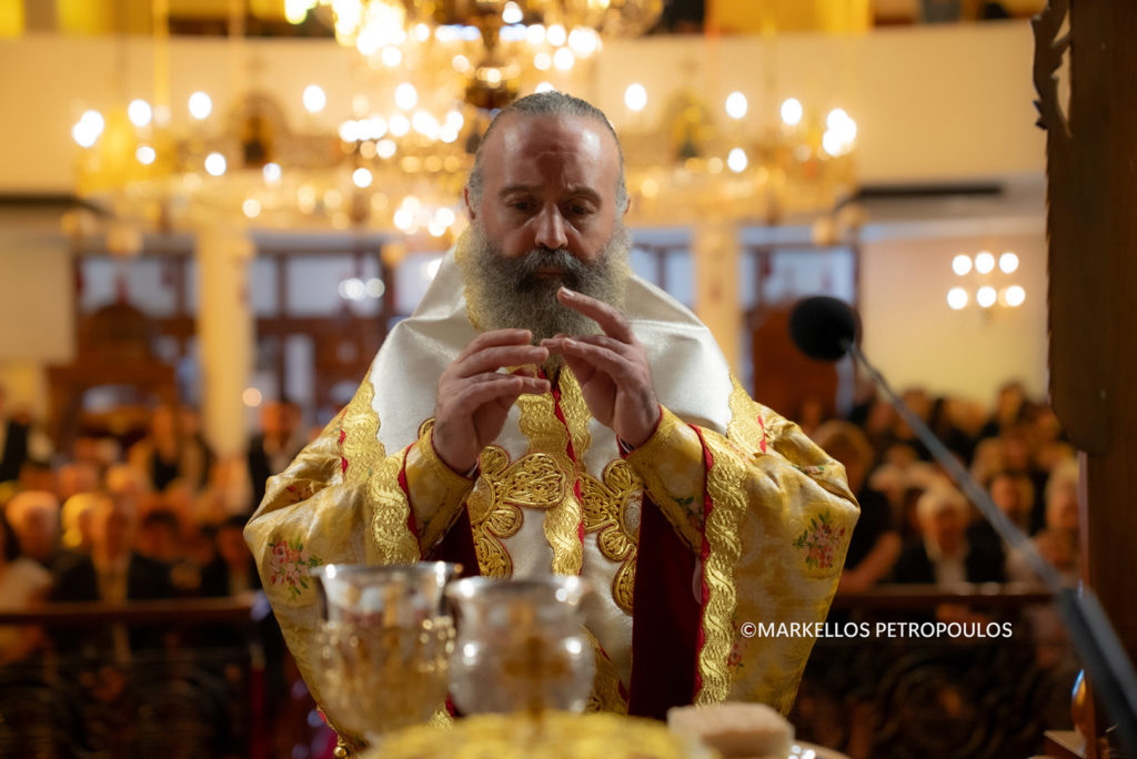 Archbishop Makarios of Australia liturgised at the Church of Panagia Soumela, in the Holy Diocese of Chora