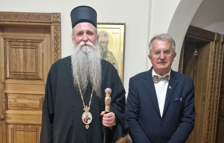 Συνάντηση του Μητροπολίτη Μαυροβουνίου με τον Πρέσβη της Σερβίας 