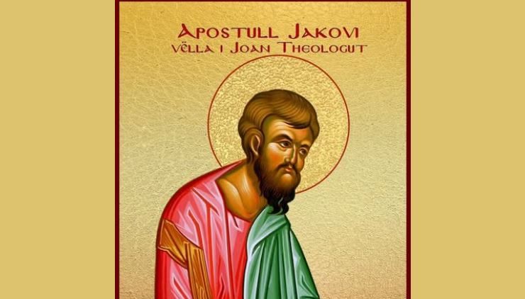 Apostull Jakovi, vëllai i Joan Ungjillorit. Oshënar Donati i Evrisë (Sarandë)