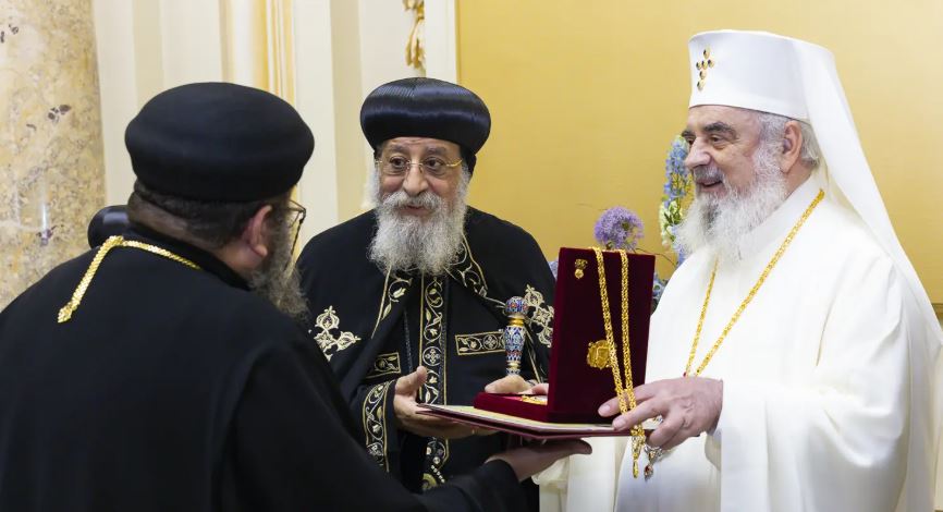 Patriarhul Copt al Alexandriei, primit de Patriarhul Daniel: Vizităm și învățăm din Biserica Ortodoxă Română