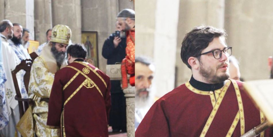 დიაკვნად ხელდასხმა სვეტიცხოვლის საპატრიარქო ტაძარში