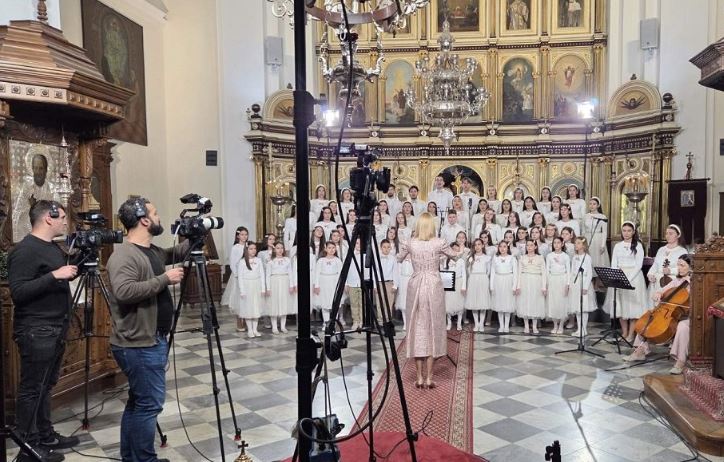 Подмладак ”Јединства” снима Васкршњи концерт