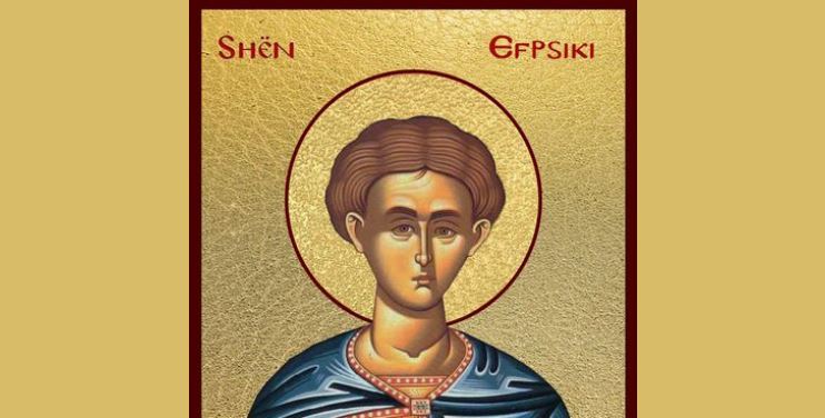 Dëshmor Efpsiki. Oshënar dëshmor Vadimi, Avdisi dhe 300 dëshmorët e tjerë me ta në Persi