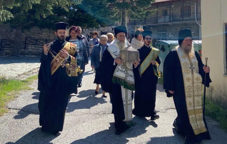 Αρχιερατική Θεία Λειτουργία στο χωριό του Αγίου Σεραφείμ Επισκόπου Φαναρίου