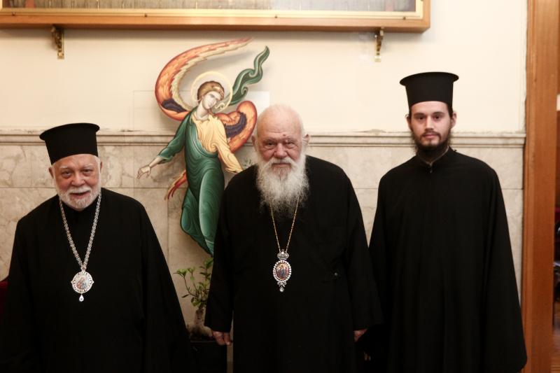 Archbishop of Athens met with Metropolitan of Tallinn