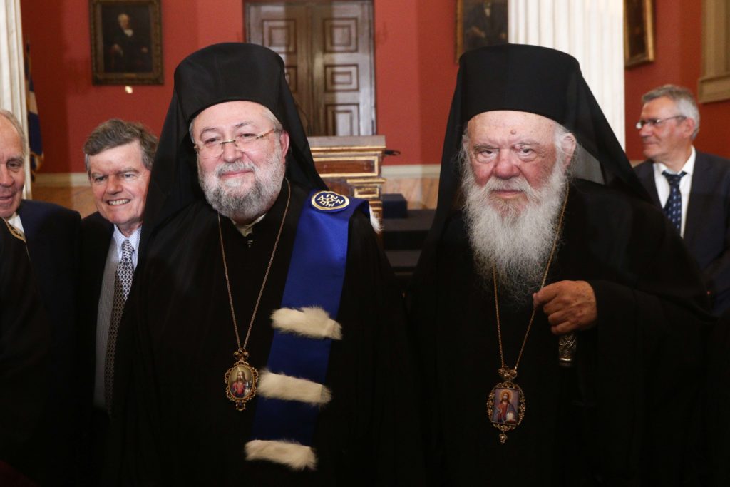 Ο Γέρων Πριγκηποννήσων Δημήτριος αναγορεύτηκε Επίτιμος Διδάκτορας του Τμήματος Θεολογίας ΕΚΠΑ