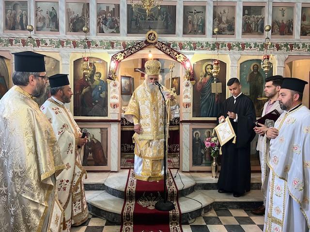 Ο Μητροπολίτης Ηλείας στην Ιερα Μονή Αναλήψεως Ζερού
