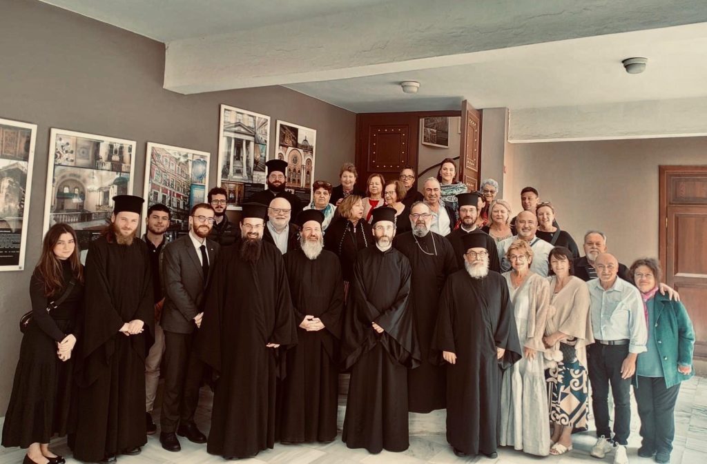 Bishops and pilgrims from Australia visit the Cathedral of Panagia of Pera, Constantinople