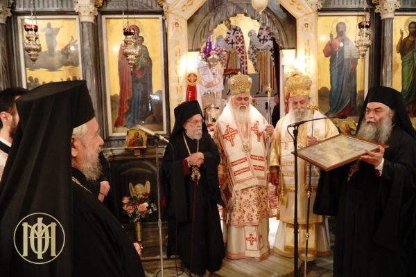 Η Κυριακή της Σαμαρείτιδος στην Ιερά Μητρόπολη Θεσσαλονίκης – Τιμητική βράβευση π. Διονυσίου Πατσάνη