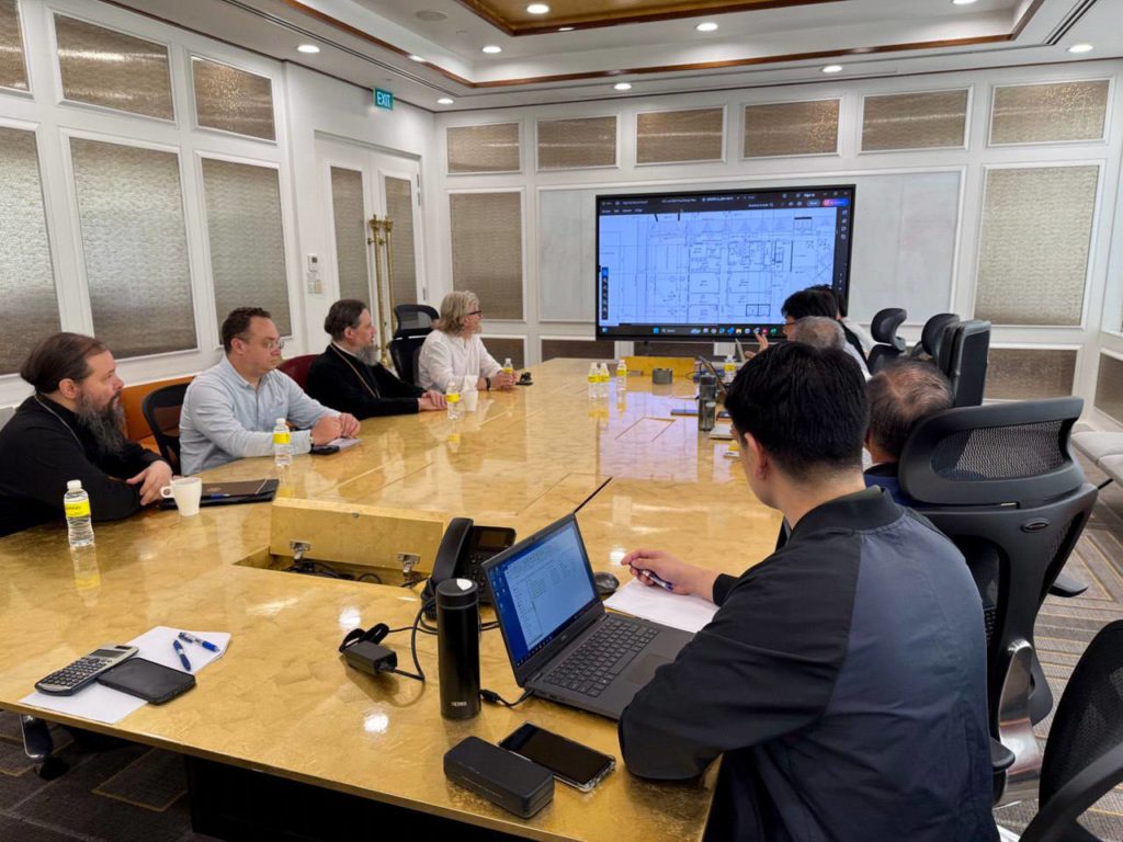 Патриарший экзарх Юго-Восточной Азии принял участие в рабочей встрече по вопросам строительства православного собора и Культурного центра в Сингапуре