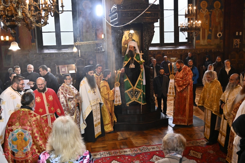 Българският патриарх Даниил отслужи празнична вечерня в чест на св. Николай Софийски