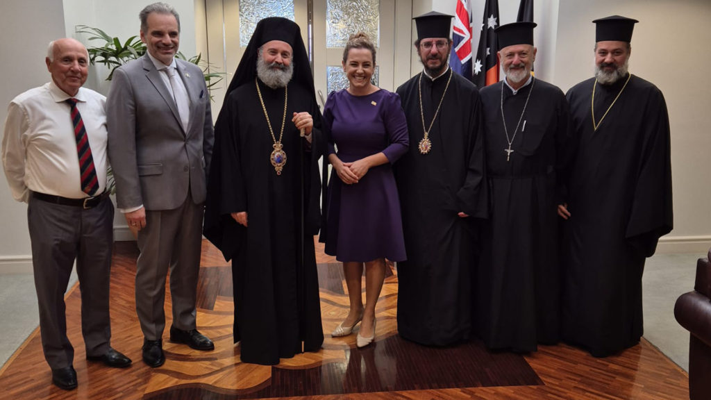 Archbishop Makarios of Australia met with the Chief Minister of the Northern Territory