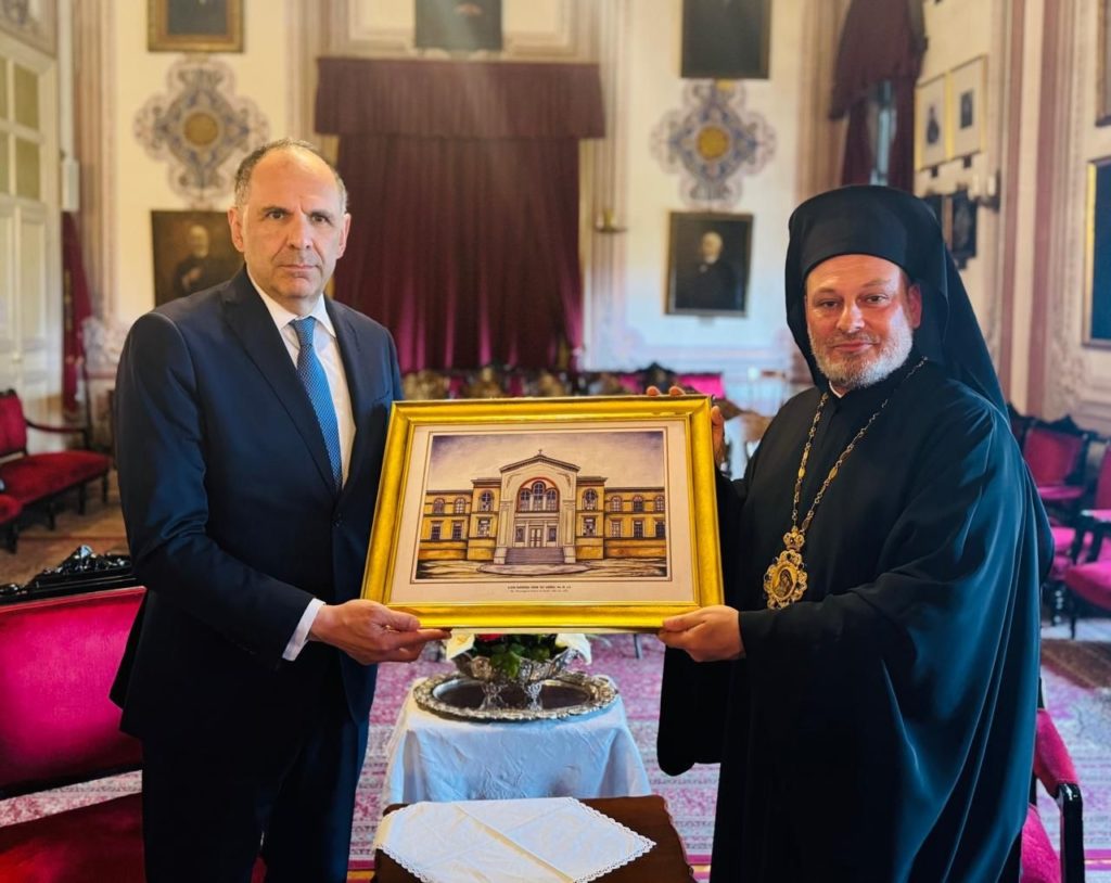 The Minister of Foreign Affairs of Greece visits the Theological School of Halki