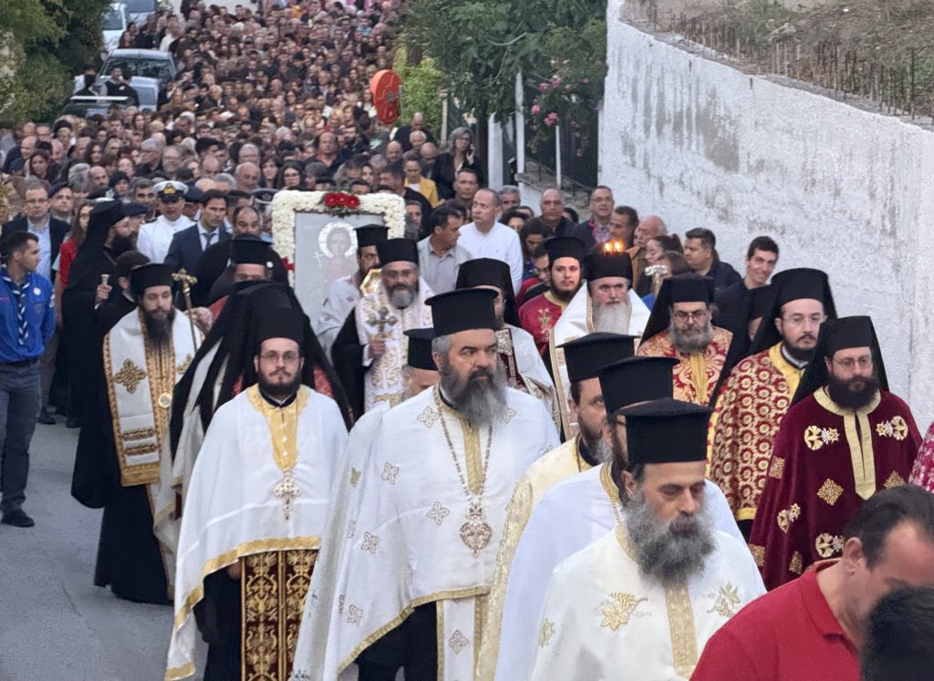 Η εορτή του αγίου Νεομάρτυρος Αργυρίου στη γενέτειρά του Επανομή