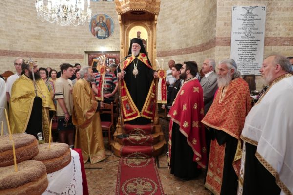 Οι Σύριοι εορτάζουν την 89η επέτειο της Ευρέσεως της σεπτής εικόνος του Αγίου Δημητρίου