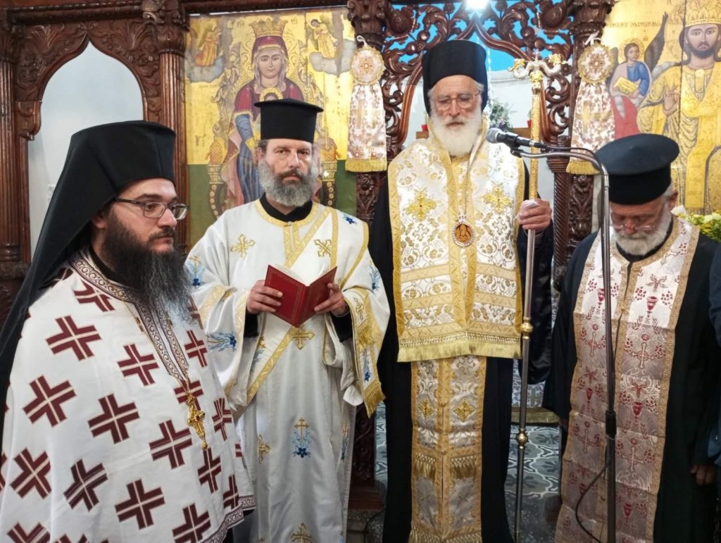 Ο Μητροπολίτης Αρκαλοχωρίου στο Καστέλλι Πεδιάδος