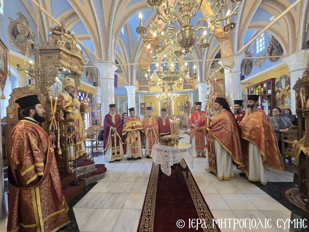 Η πανήγυρη της ανακομιδή των λειψάνων του Αγίου Αθανασίου του Μεγάλου στη Σύμη