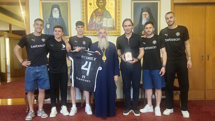 Επίσκεψη αντιπροσωπείας ΠΑΕ ΟΦΗ στον Αρχιεπίσκοπο Κρήτης