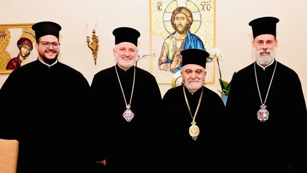Metropolitan Apostolos Geron of Derkon, Visits Archdiocese Headquarters in New York