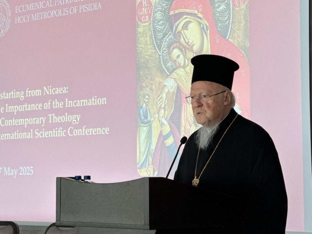 “Our task is to restart from Nicaea, from the unalloyed and integrated Kerygma of the Apostles and the Dogmata of the Fathers”