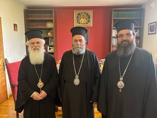 Εθιμοτυπική επίσκεψη αντιπροσωπείας της Εκκλησίας της Αλβανίας στον Μητροπολίτη Ιωαννίνων