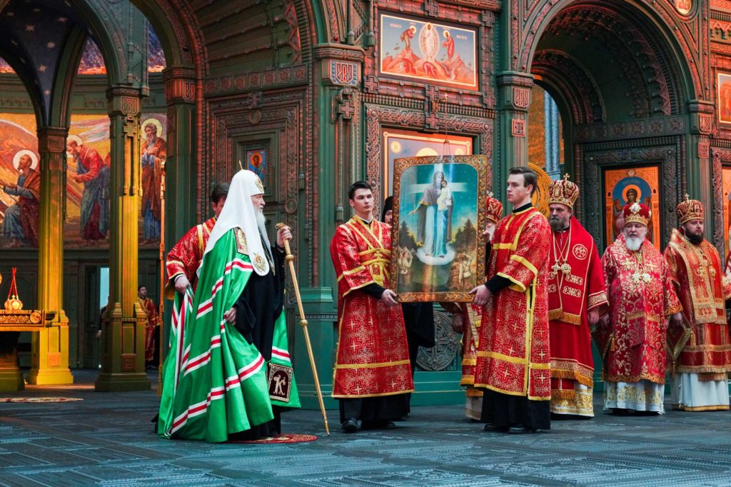 Патриаршее слово в день памяти великомученика Георгия Победоносца после Литургии в главном храме Вооруженных сил России