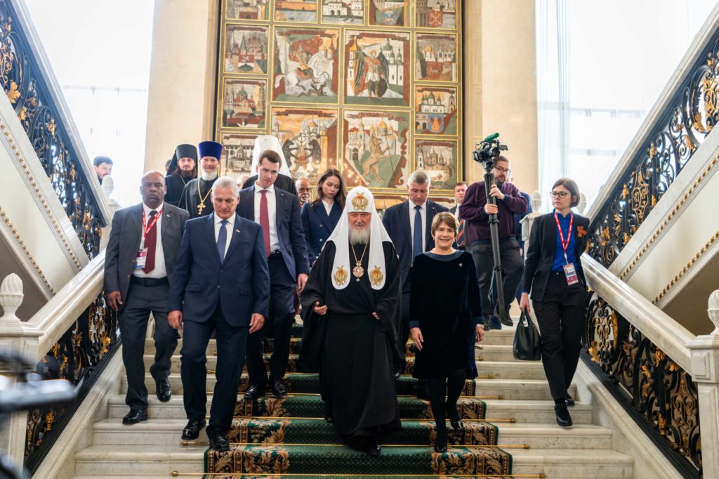 Святейший Патриарх Кирилл встретился с Президентом Кубы