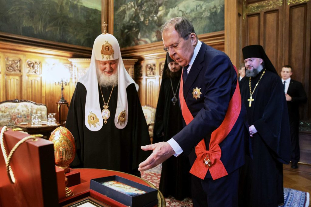 Предстоятель Русской Православной Церкви принял участие в Пасхальном приеме в Министерстве иностранных дел России