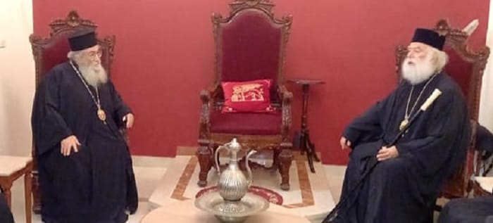 Τηλεφωνική επικοινωνία Πατριάρχη Αλεξανδρείας με τον Αρχιεπίσκοπο Σιναίου