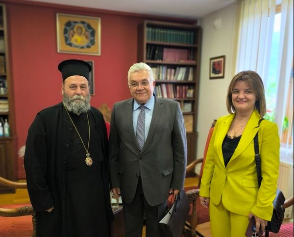 Εθιμοτυπική επίσκεψη του υφυπουργού Παιδείας στον Μητροπολίτη Ιωαννίνων