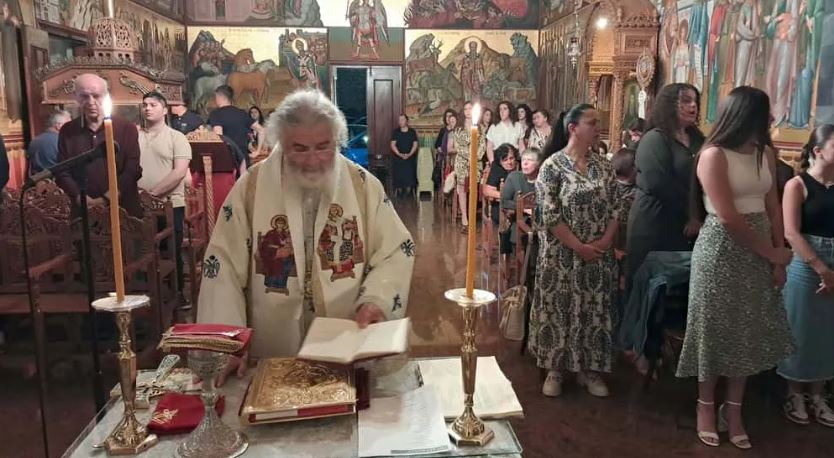 Ιερά Αγρυπνία στον Ιερό Ναό Αγίου Σάββα Καλύμνου για τους υποψήφιους των Πανηλληνίων Εξετάσεων