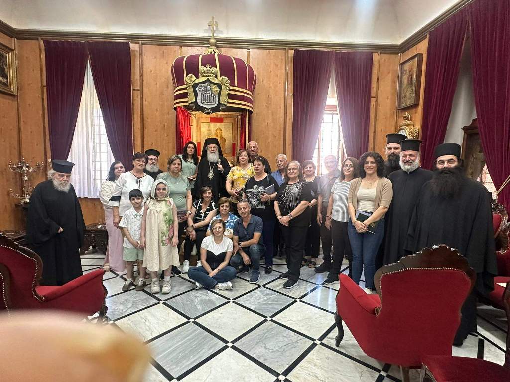 Επισκέψεις στον Πατριάρχη Ιεροσολύμων Θεόφιλο